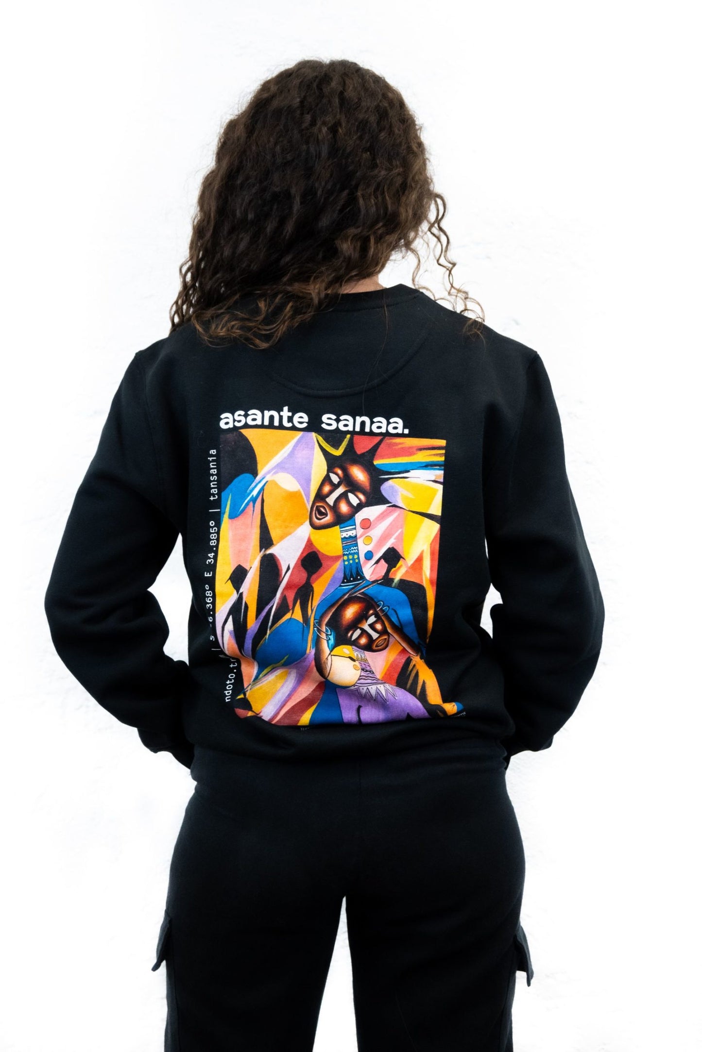 Sweatshirt "Ayoub" Backprint