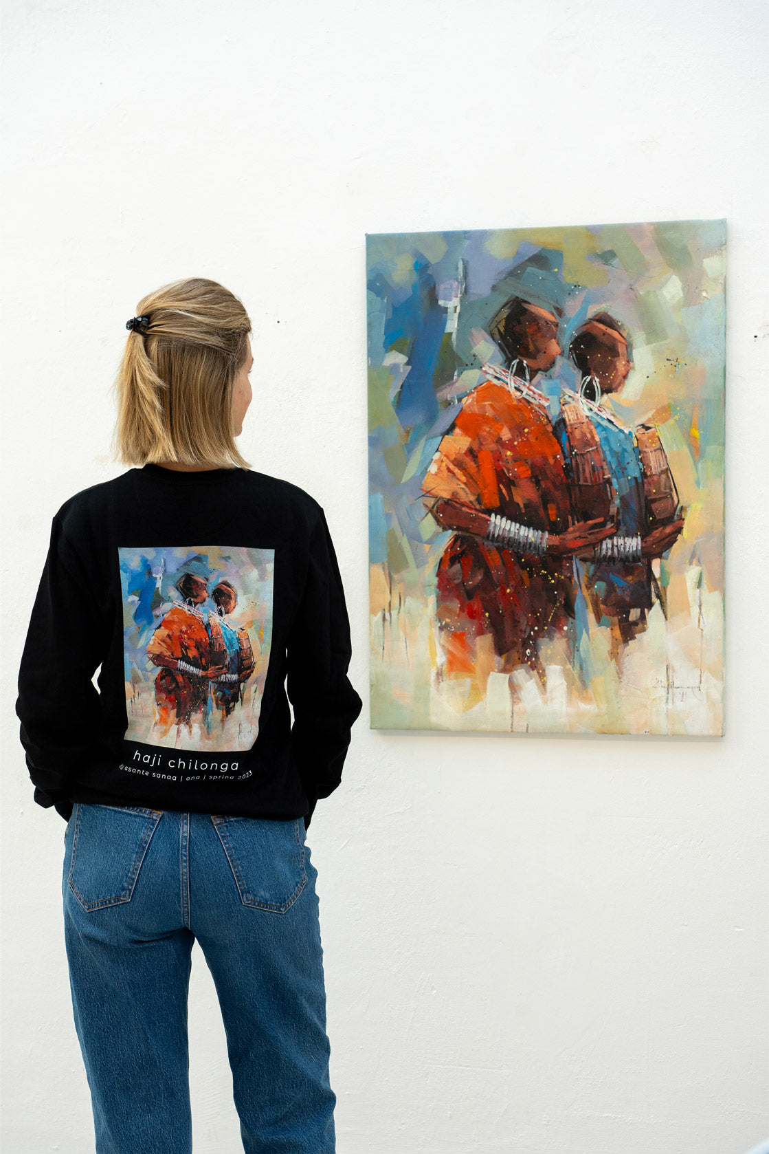 Sweatshirt "Haji" Backprint