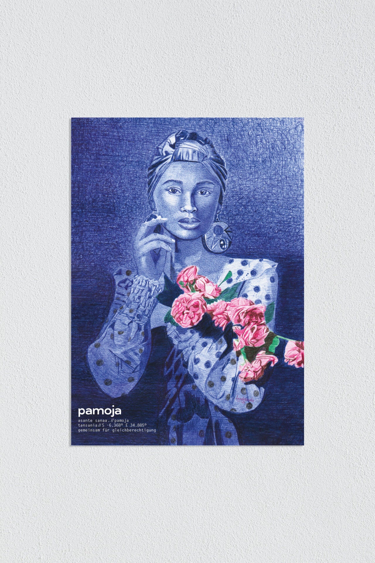 Poster "Roses are red"