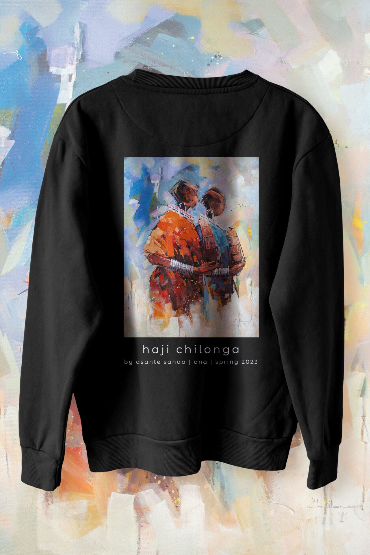 Sweatshirt "Haji" Backprint