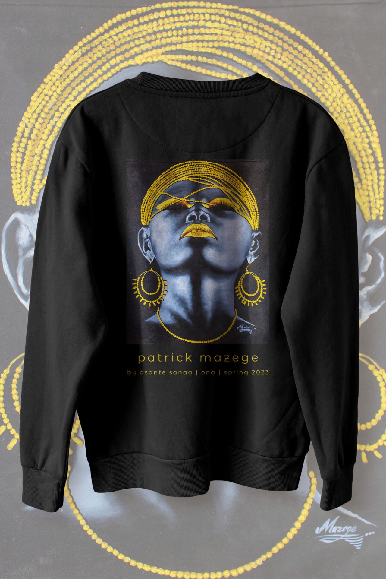 Sweatshirt "Patrick" Backprint