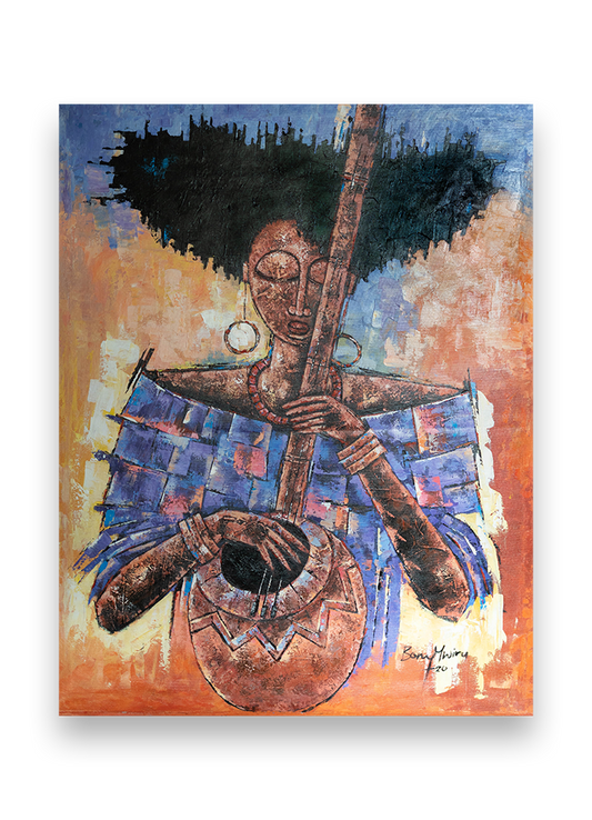 Lady on bass
